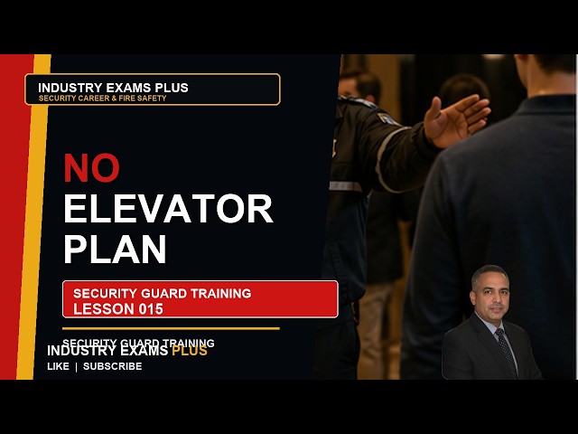 Resident Mobility Help During Evacuation Drills | Security Guard Training Lesson #15