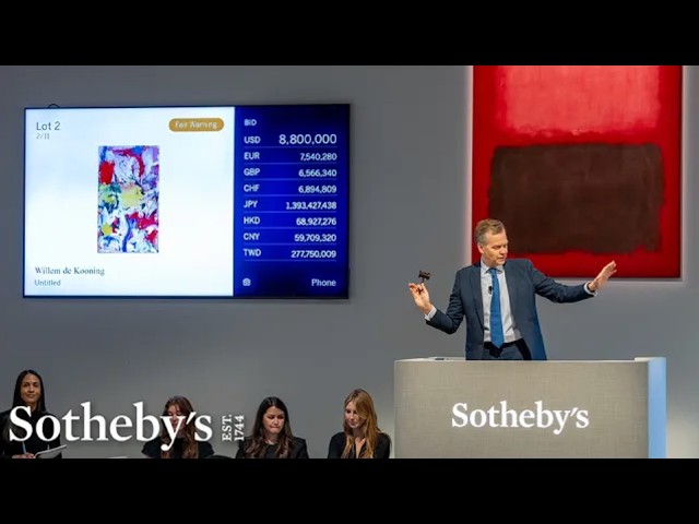 AUCTION PREMIERE: $166.3M White-Glove Night at Robert Mnuchin: Collector at Heart | Sotheby's