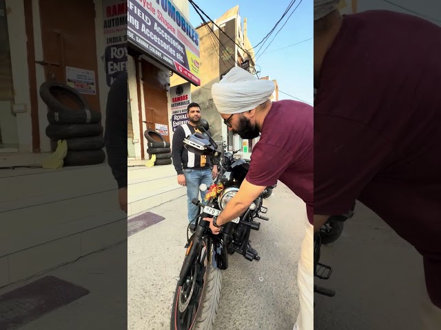 New Crash Guard for Meteor 350 | Bike Modification |Royal Enfield Accessories #bike #meteor