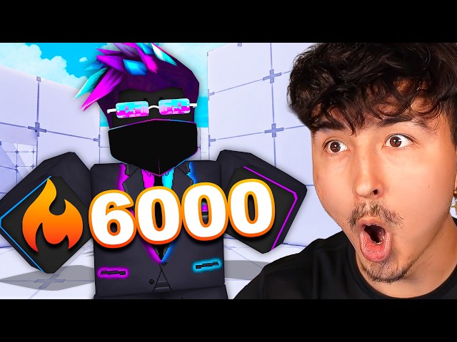I got a 6,000 WINSTREAK in Roblox Rivals!