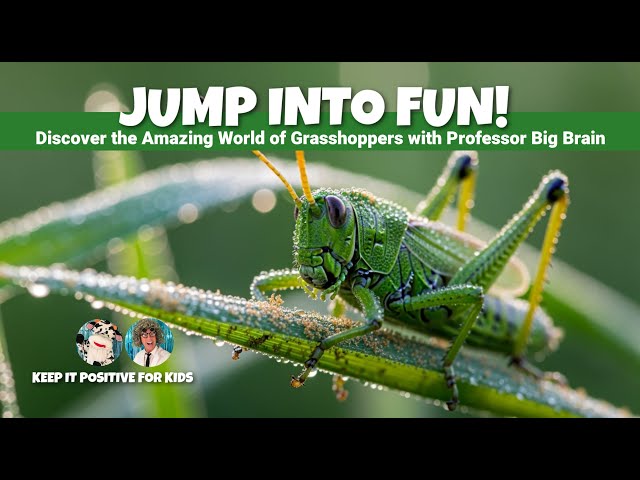 Grasshopper Facts for Kids 🦗 | Learn About Grasshoppers | Nature & Insects