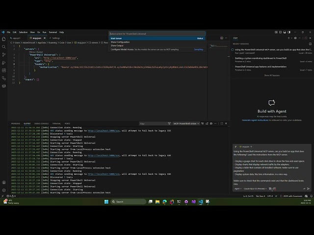 Building Custom MCP Tools in PowerShell Universal