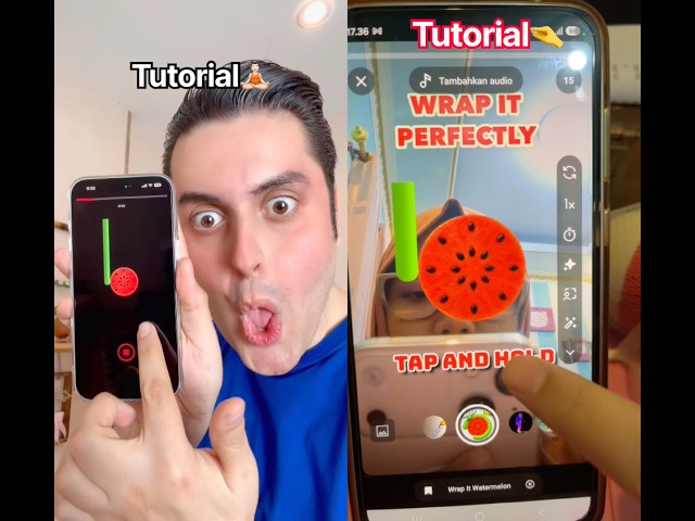 Tutorial filter wrap it watermelon #shorts