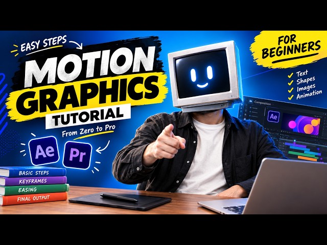 Create Professional Motion Graphics | Beginner-Friendly Tutorial
