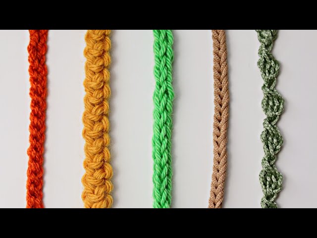 5 crochet cord ideas for your projects! Crochet Tutorial