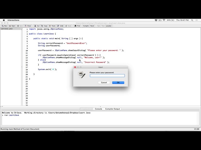 95. equalsIgnoreCase(), compareToIgnoreCase() example program - Learn Java