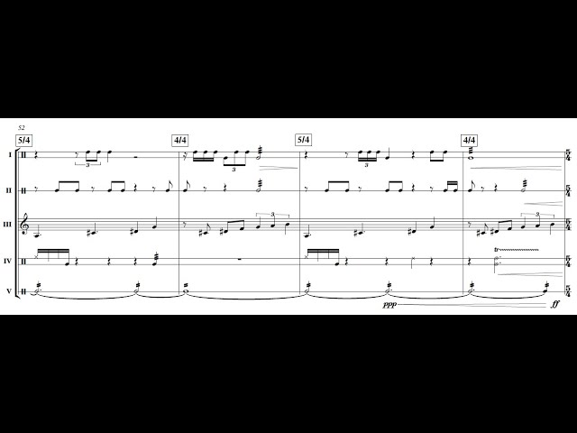 Diego Wasserman - Sonho e Terra (video score) (for percussion quintet)