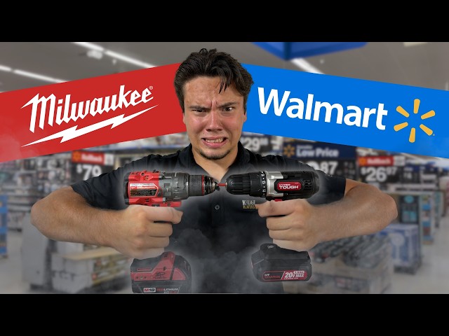 Milwaukee vs. the CHEAPEST Tools from Walmart!