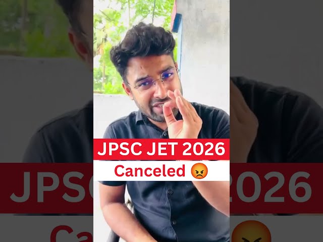 JPSC JET 2026 Exam Canceled 😡 #ugcnetadda247 #jpsc #jet #shorts