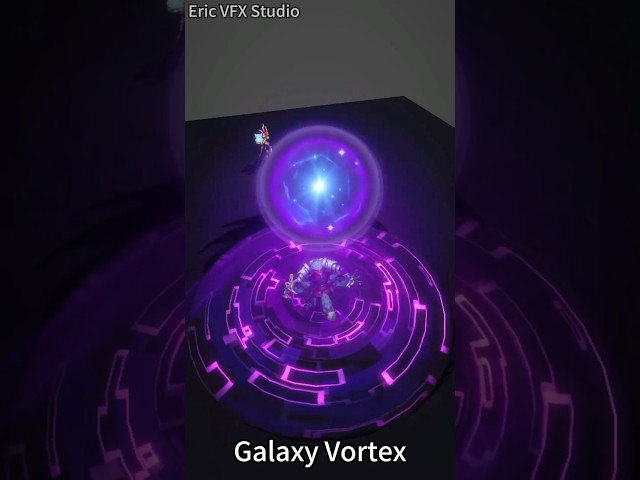 Unity Game VFX - Galaxy Vortex #unity