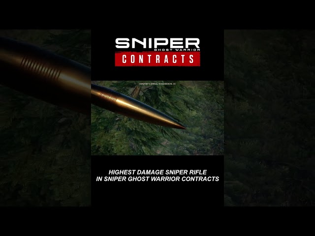 Highest Damage Sniper Rifle In Sniper Ghost Warrior Contracts #shorts
