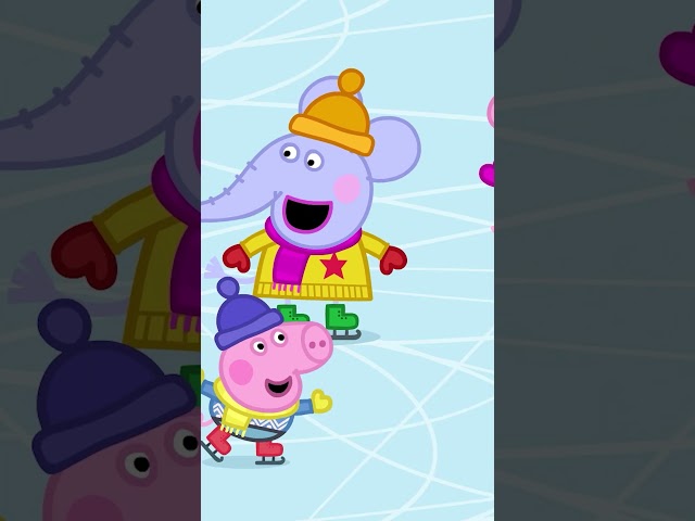 Peppa's Bing Bong Christmas Ice Skating Day! 🐽🎅🏻 #peppapigsongs #christmas