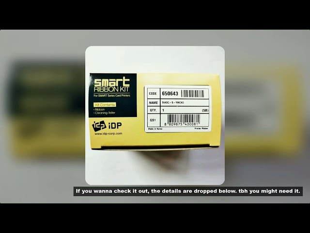 IDP Smart 650634 Color Ribbon 250 Prints 650643 printer Ribbon for IDP Smart-30S 30D 50S 50D 50L Car