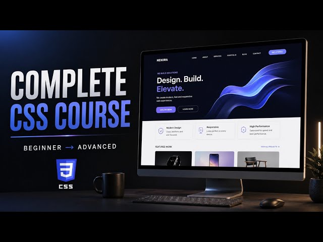 Complete CSS Course 2026  | Beginner to Advanced | Learn CSS in Urdu/Hindi