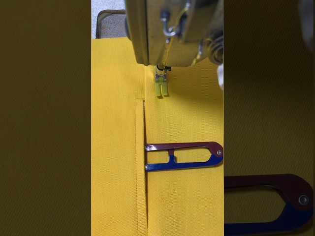How to Sew a Simple One-Line Pocket on Pants #versatilesewin #sewing #sewingtips #sewinghacks