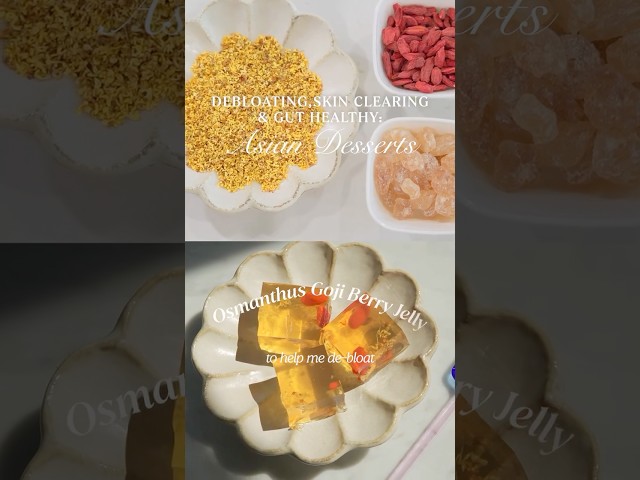 3 glow up desserts to debloat + clear skin 🥰