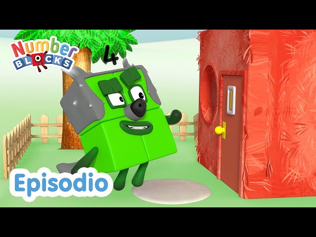 Numberblocks en Español | Episodios completos | LOS TRES CERDITOS