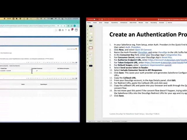 DocuSign Salesforce Integration Pt 1 (jwt) Make API calls using Salesforce Named Credentials