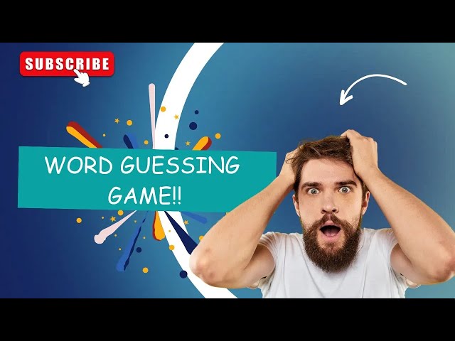 Word Guessing Game