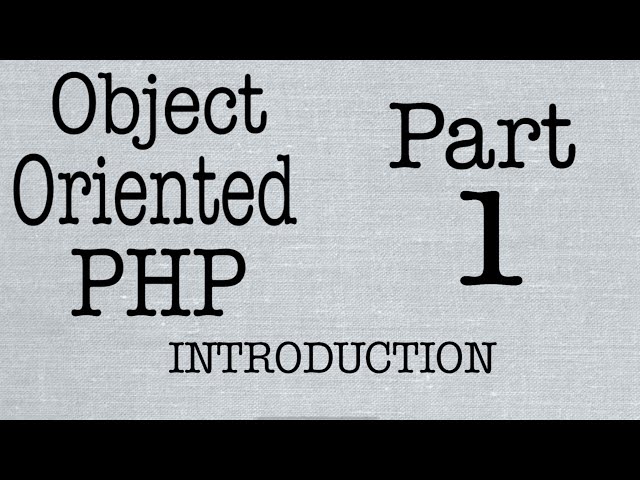 Object Oriented PHP in hindi | Introduction | Web Tutorial by Nikhil Koshti