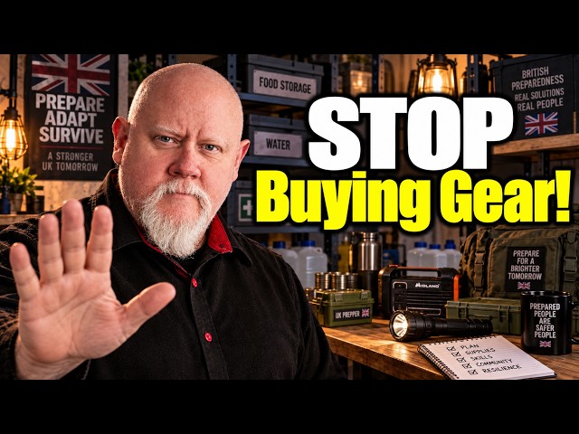 UK Preppers: More Survival Gear Is Not The Answer!