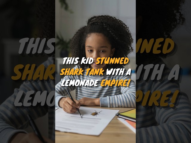 This Kid Stunned Shark Tank With A Lemonade Empire! #Shorts #MikailaUlmer #MeAndTheBees #MBA #Hustle