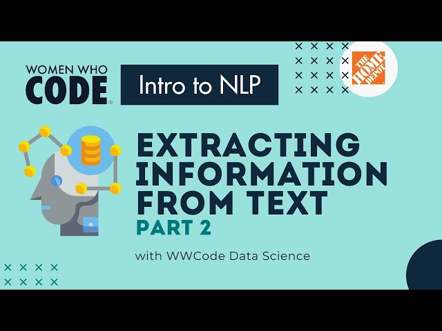 Extracting Information from Text | Intro to NLP: Part 1