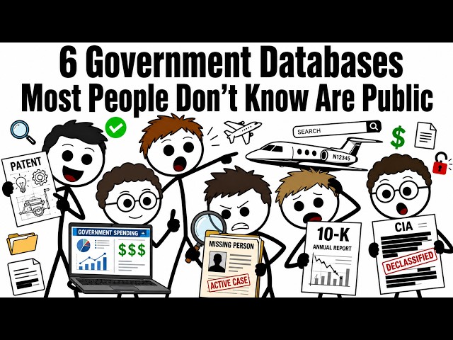 6 Government Databases Most People Don’t Know Are Public