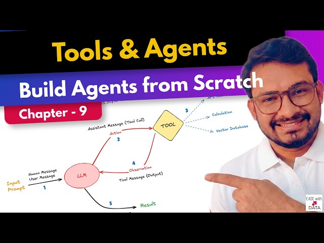Build Your First AI Agent + LLM Tool Calling Explained | Chapter 09