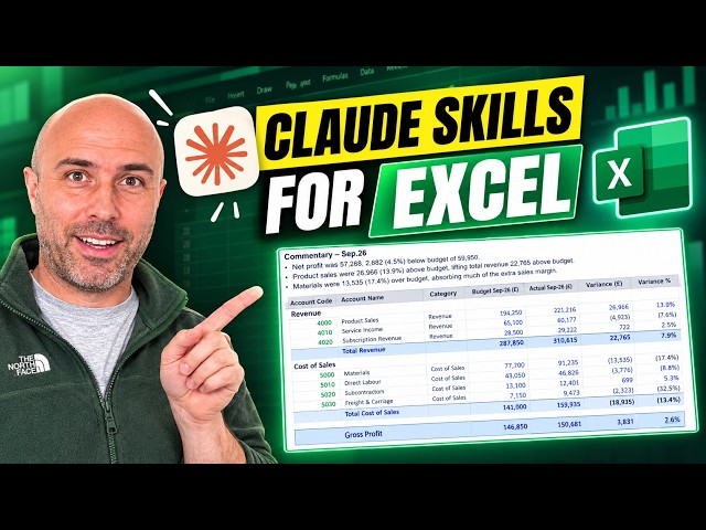 Teach Claude Once, Never Explain Your Excel Report Again