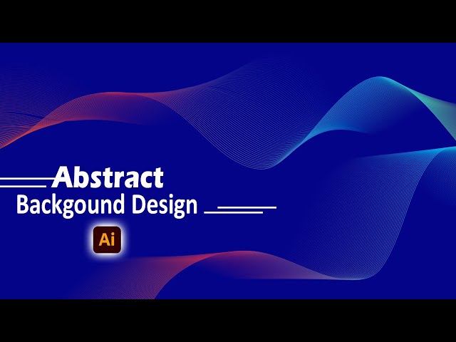 Design STUNNING Line Backgrounds | Adobe Illustrator Tutorial 2025