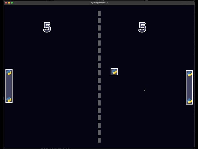 PyPong - OpenGL Python Pong Game - Source Code - Free Code Examples