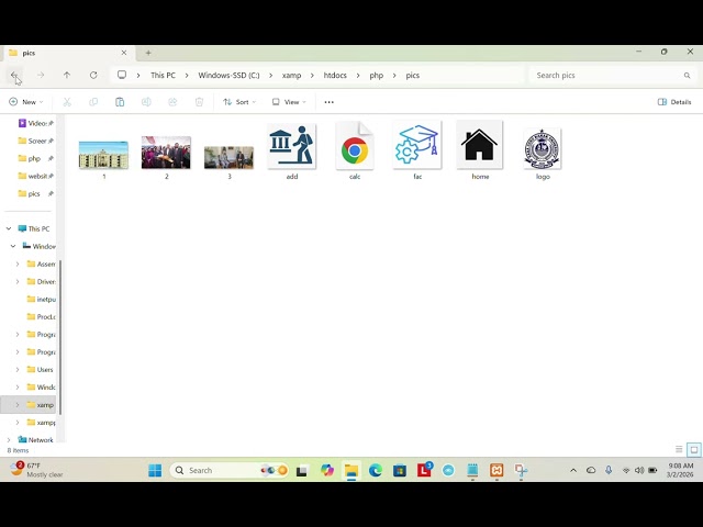 PHP  image uploading on frontend
