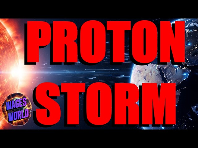 PROTON STORM / HUGE CME'S ERUPT BOTH SIDE OF SUN