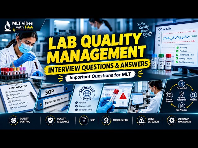 Can You Answer These Lab Quality Questions? 🔬 | MLT Interview | Ep 6
