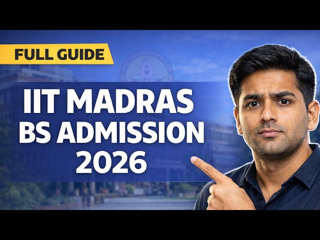 IIT Madras BS Degree 2026: Admission Process WITHOUT JEE 🤯 | Full Guide