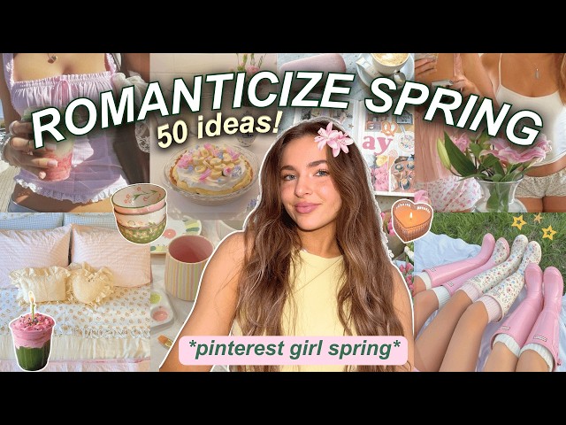 the ultimate SPRING BUCKET LIST 💐 pinterest-coded ideas for a whimsical spring