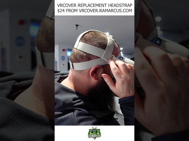 Prefer a softie? VRCOVER Oculus Quest 2 Replacement Headstrap #shorts