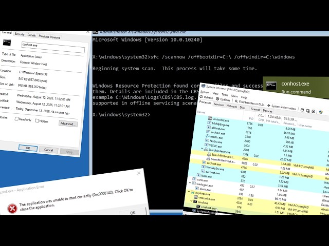 Windows without Conhost.exe