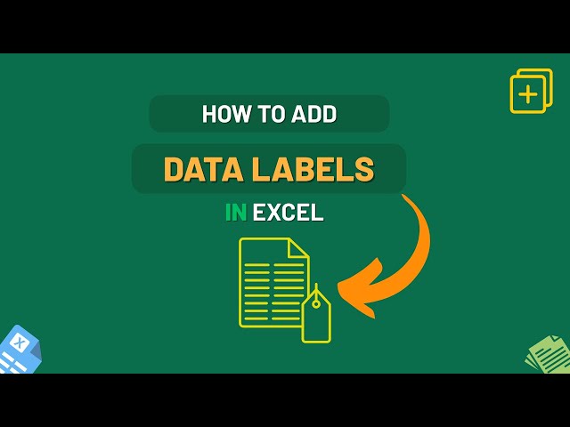 How to Add Data Labels in Excel Chart