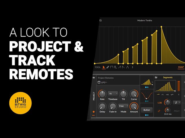 A look to TRACK & PROJECT REMOTES from Bitwig - deep dive tutorial