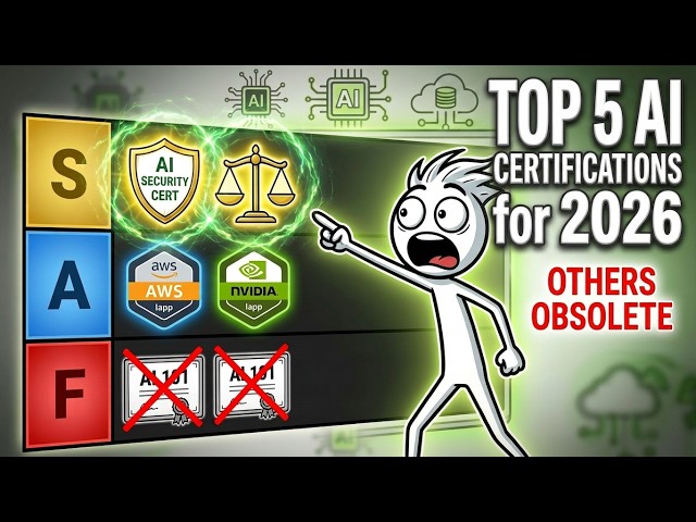 Top 5 AI Certifications for 2026 (That Actually Get You Hired)