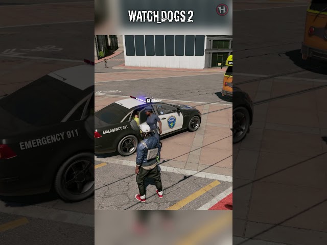 What Happens If NPCs Punch You In Front of The Cops - GTA 5 VS Watch Dogs 2