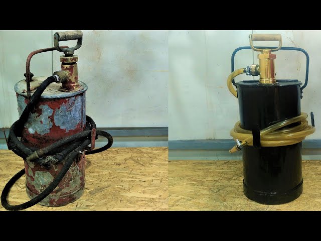 Restoration Abandoned Gear Oil Hand Pump