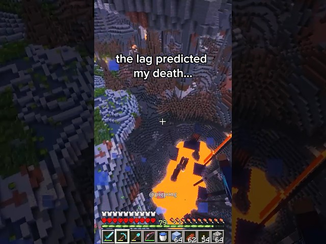 Minecraft Lag Moment