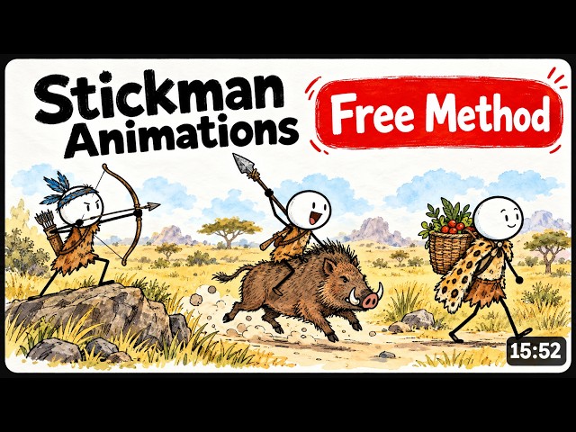 I Cloned A $35k/Mon Stickman Channel With AI| 100% Free