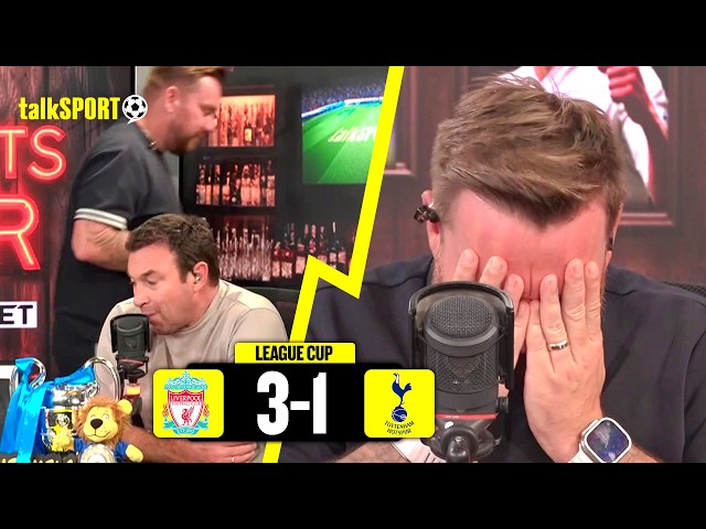"YOU'RE WINDING ME UP!" Jamie O'Hara STORMS OUT as Jason Cundy RATTLES him following Spurs loss!