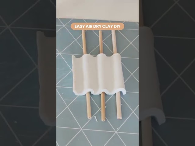 air dry clay decor DIY ✨ #airdryclay #homedecor #diyhomedecor #diycrafts