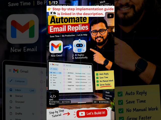 Stop Replying to Emails Manually! 🤯 AI Gmail Automation #Shorts