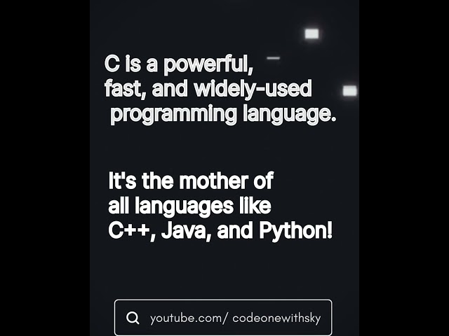 💻 C Language Hello World Program Explained in 60 Seconds 🚀 | #shorts